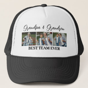 Opa & Grandson Bestes Team je kundenspezifische 3 Truckerkappe