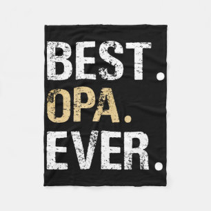 Opa Graphic Opa Geschenk von Grandtochter Grandson Fleecedecke