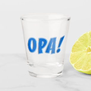 Opa Grieche-Feier Schnapsglas