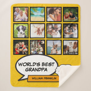 Opa Großvater Großpapa Foto Spaß Comic-Heft Sherpadecke