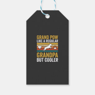 Opa Großvater Hunde Liebhaber Retro Geschenkanhänger