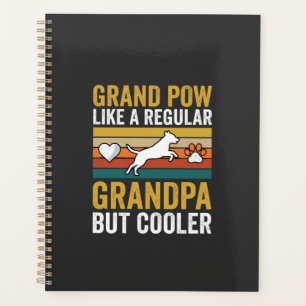 Opa Großvater Hunde Liebhaber Retro Planer
