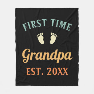 Opa Großvater Nonno Opa Erster Opa Fleecedecke