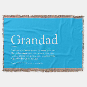Opa Großvater Papa Definition Himmelblau Decke