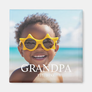 Opa gründete Foto Vatertag  Magnet