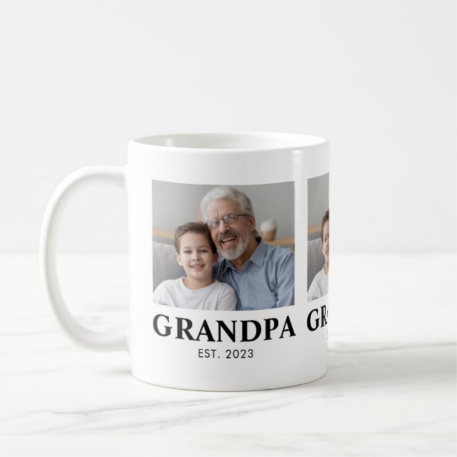 Opa gründete Opa-Tag Kaffeetasse (Links)