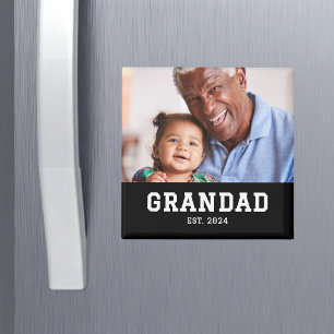 Opa Gründung Foto Großelterntag Magnet