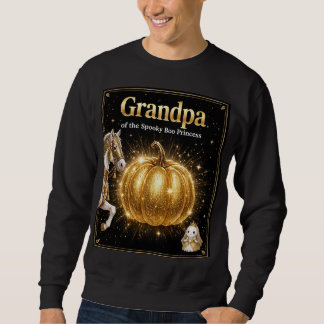 Opa Gruselprinzessin-Shirt Schwarz Gold Sweatshirt