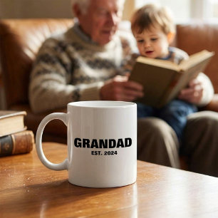 Opa hat moderne, fette Typografie etabliert Gesche Kaffeetasse