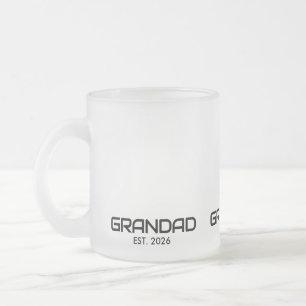 Opa hat neu Opa-Geschenk gegründet  Mattglastasse