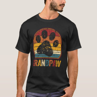 Opa Hund Großvater Opa Groß Pfote Opa T-Shirt