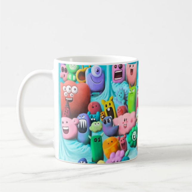 Opa in Planet Bloop - Monster Cup Kaffeetasse (Links)