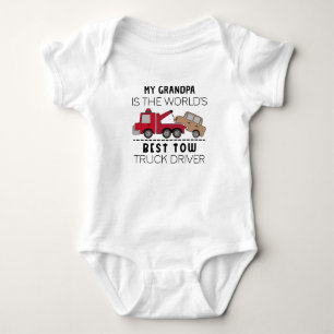 Opa ist der beste Abschleppwagenfahrer der Welt Baby Strampler