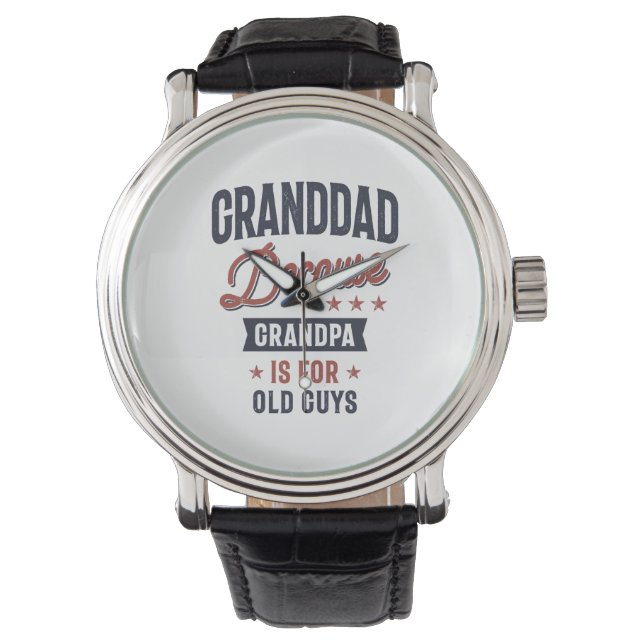 Opa ist für alte Typ Armbanduhr (Vorderseite)