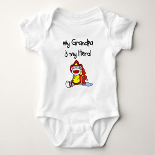 Opa ist mein Heldenfeuerwehrkarosserieanzug Baby Strampler