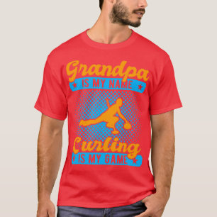 Opa ist mein Name Curling ist mein Game Funny Curl T-Shirt