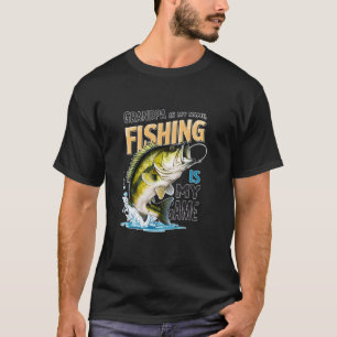 Opa ist mein Name Fischen ist mein Spiel lustiger T-Shirt