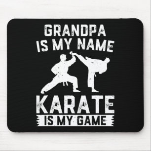 Opa ist mein Name Karate ist mein Spiel - Karate G Mousepad
