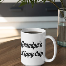 Opa lustiger Kaffee Zitat schwarzer Text