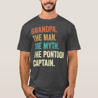 Opa Mann Mythos Ponton Kapitän s Für Männer T-Shirt
