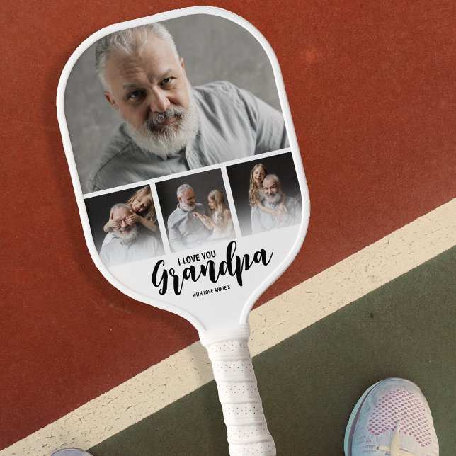 Opa - Maßgeschneiderte FotoCollage Pickleball Schläger (Von Creator hochgeladen)