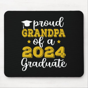 Opa mit einer Cl von 2024 Graduate von 2024 Abschl Mousepad