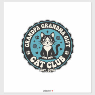 Opa Oma Katze Geschenk Haustierliebhaber Shirt Kun Aufkleber