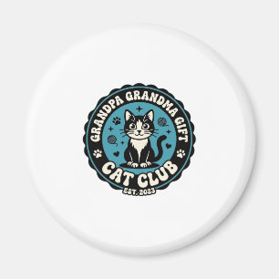 Opa Oma Katze Geschenk Haustierliebhaber Shirt Kun Magnet