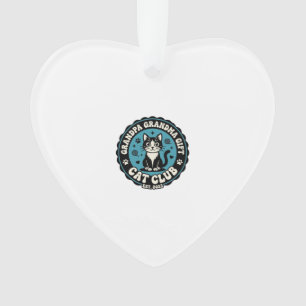 Opa Oma Katze Geschenk Haustierliebhaber Shirt Kun Ornament