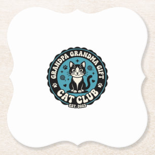 Opa Oma Katze Geschenk Haustierliebhaber Shirt Kun Untersetzer