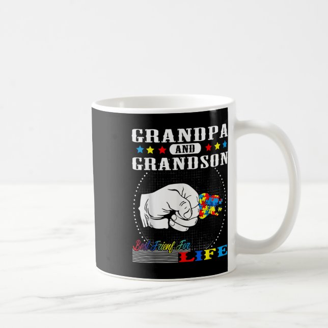 Opa Opa Bester Freund für Autismus Kaffeetasse (Rechts)