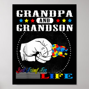 Opa Opa Bester Freund für Autismus Poster
