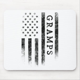 Opa Patriotischer Amerikanischer USA-Flagge Vatert Mousepad