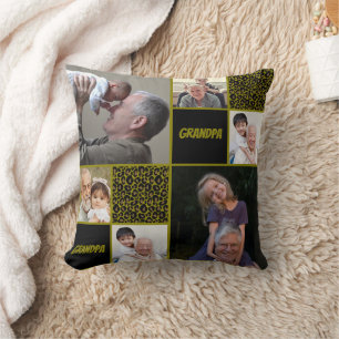 Opa-Personalisierte Fotocollage  Kissen