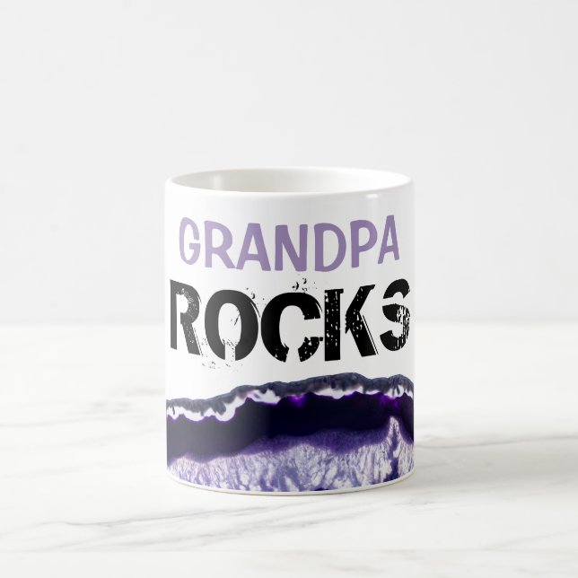 *~* Opa Rocks Agate Lapidary Stone Kaffeetasse (Mittel)