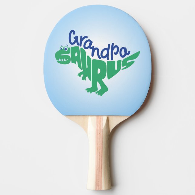 Opa Saurus Graph Tischtennis Schläger (Vorderseite)