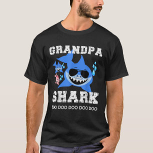 Opa Shark Men Kinder Frauen Familie Matching Vater T-Shirt