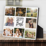Opa Sie sind die beste moderne FotoCollage Fotoplatte<br><div class="desc">Opa,  du bist die Beste! Moderne Foto-Collagen mit Platz für 8 Familienfotos rund um die trendige Skripttypografie mit Ihren personalisierten Namen machen ein einzigartiges Sake-Geschenk!</div>