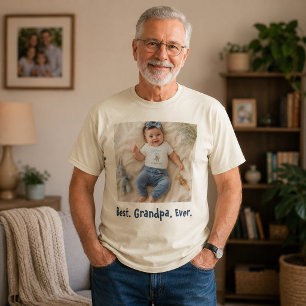 Opa Stolz und Freude Benutzerdefiniertes Familienf T-Shirt