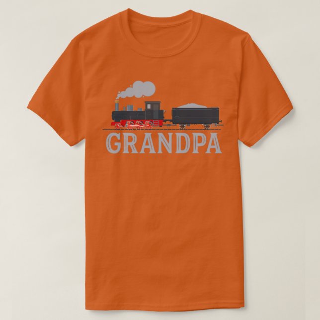 Opa Train Conductor Apparel T-Shirt (Design vorne)