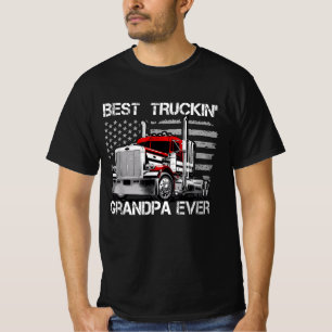 Opa Truck Fahrer Bester LKW's Opa je T-Shirt