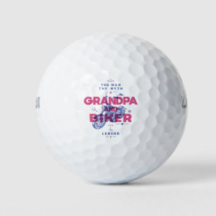 Opa und biker der Mann der Mythos der Legende Golfball
