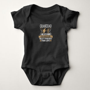 Opa und Enkel beste Freunde fürs Leben Baby Strampler