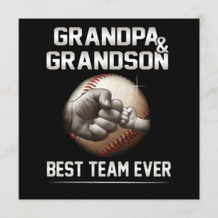 Opa und Enkel bestes Team ever Einladung