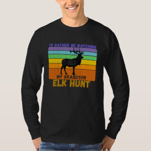 Opa und Oma schauen lieber Enkel Elch jagt T-Shirt