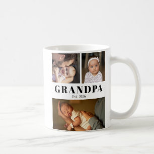 Opa und Papa - Jahr der Gründung 6 Fotos Kaffeetasse