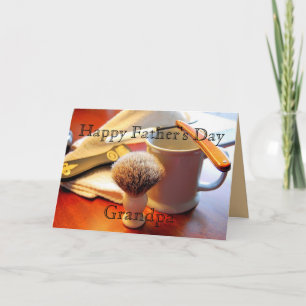 Opa Vintag Razor Vatertag Card Karte