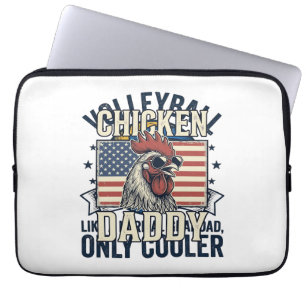 Opa Volleyball Vintage Lustiges Shirt Design_1 Laptopschutzhülle