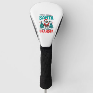 Opa Weihnachten Santa Familie Golf Headcover