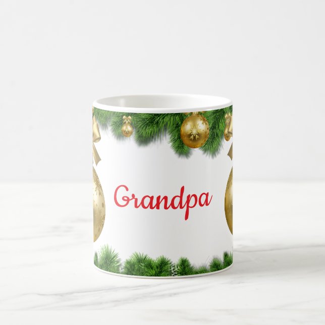 Opa Weihnachtstasse Kaffeetasse (Mittel)